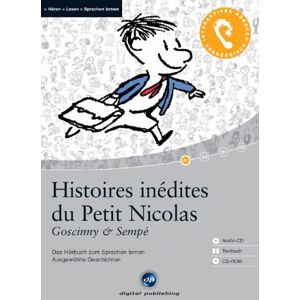 René Goscinny - Histoires inédites du Petit Nicolas: Das Hörbuch zum Sprachen lernen - Sieben ausgewählte Geschichten. Niveau A1 - Preis vom 15.06.2026 05:30:30 h René Goscinny - Histoires inédites du Petit Nicolas: Das Hörbuch zum Sprachen lernen - Sieben ausgewählte Geschichten. Niveau A1 - Preis vom 15.06.2026 05:30:30 h
