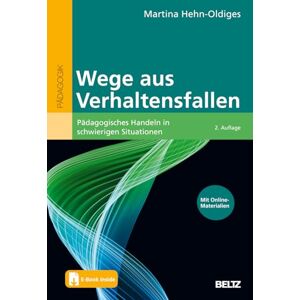 Martina Hehn-Oldiges - Wege aus Verhaltensfallen: Pädagogisches Handeln in schwierigen Situationen. Mit E-Book inside - Preis vom 16.06.2026 05:30:18 h Martina Hehn-Oldiges - Wege aus Verhaltensfallen: Pädagogisches Handeln in schwierigen Situationen. Mit E-Book inside - Preis vom 16.06.2026 05:30:18 h