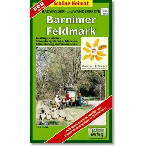 Radwander- und Wanderkarte Barnimer Feldmark: Ausflüge zwischen Marzahn, Bernau, Strausberg und Altlandsberg. 1:35000 - Preis vom 14.06.2026 05:24:48 h Radwander- und Wanderkarte Barnimer Feldmark: Ausflüge zwischen Marzahn, Bernau, Strausberg und Altlandsberg. 1:35000 - Preis vom 14.06.2026 05:24:48 h