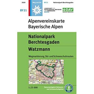 Landesamt für Digitalisierung, Breitband und Vermessung - Nationalpark Berchtesgaden, Watzmann: Wegmarkierung, Ski- und Schneeschuhrouten (Alpenvereinskarten) - Preis vom 14.06.2026 05:24:48 h Landesamt für Digitalisierung, Breitband und Vermessung - Nationalpark Berchtesgaden, Watzmann: Wegmarkierung, Ski- und Schneeschuhrouten (Alpenvereinskarten) - Preis vom 14.06.2026 05:24:48 h