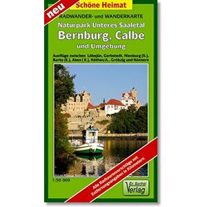 Verlag Dr. Barthel - Radwander- und Wanderkarte Naturpark Unteres Saaletal, Bernburg, Calbe, Köthen und Umgebung: Ausflüge zwischen Löbejün, Nienburg (S.), Barby (E.), ... Gröbzig und Könnern. 1:50000 (Schöne Heimat) - Preis vom 14.06.2026 05:24:48 h Verlag Dr. Barthel - Radwander- und Wanderkarte Naturpark Unteres Saaletal, Bernburg, Calbe, Köthen und Umgebung: Ausflüge zwischen Löbejün, Nienburg (S.), Barby (E.), ... Gröbzig und Könnern. 1:50000 (Schöne Heimat) - Preis vom 14.06.2026 05:24:48 h
