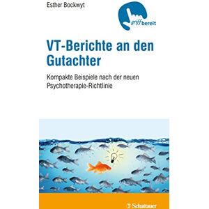 Esther Bockwyt - VT-Berichte an den Gutachter: Kompakte Beispiele nach der neuen Psychotherapie-Richtlinie - Preis vom 16.06.2026 05:30:18 h Esther Bockwyt - VT-Berichte an den Gutachter: Kompakte Beispiele nach der neuen Psychotherapie-Richtlinie - Preis vom 16.06.2026 05:30:18 h