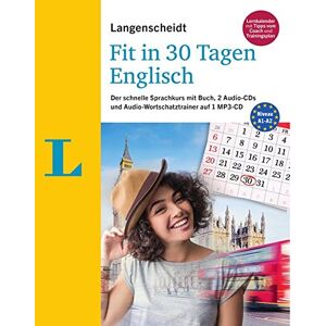 Stuart Amor - Langenscheidt Fit in 30 Tagen - Englisch - Sprachkurs für Anfänger und Wiedereinsteiger: Der schnelle Sprachkurs mit Buch, 2 Audio-CDs und Audio-Wortschatztrainer auf 1 MP3-CD - Preis vom 15.06.2026 05:30:30 h Stuart Amor - Langenscheidt Fit in 30 Tagen - Englisch - Sprachkurs für Anfänger und Wiedereinsteiger: Der schnelle Sprachkurs mit Buch, 2 Audio-CDs und Audio-Wortschatztrainer auf 1 MP3-CD - Preis vom 15.06.2026 05:30:30 h