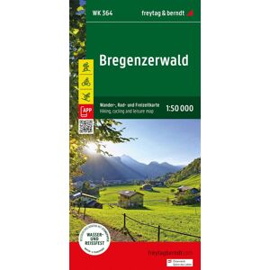 Bregenzerwald, Wander-, Rad- und Freizeitkarte 1:50.000, freytag & berndt, WK 364: Mit APP, wasserfest und reißfest (freytag & berndt Wander-Rad-Freizeitkarten, Band 364) - Preis vom 11.06.2026 05:43:19 h Bregenzerwald, Wander-, Rad- und Freizeitkarte 1:50.000, freytag & berndt, WK 364: Mit APP, wasserfest und reißfest (freytag & berndt Wander-Rad-Freizeitkarten, Band 364) - Preis vom 11.06.2026 05:43:19 h