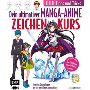 Hart Dein ultimativer Manga-Anime-Zeichenkurs – 111 Tipps und Tricks – Von den Grundlagen bis zur perfekten Mangafigur: Bestseller Autor: über 7 Millionen verkaufte Bücher weltweit - Preis vom 12.06.2026 05:40:31 h Hart Dein ultimativer Manga-Anime-Zeichenkurs – 111 Tipps und Tricks – Von den Grundlagen bis zur perfekten Mangafigur: Bestseller Autor: über 7 Millionen verkaufte Bücher weltweit - Preis vom 12.06.2026 05:40:31 h
