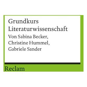 Becker Grundkurs Literaturwissenschaft - Preis vom 15.06.2026 05:30:30 h Becker Grundkurs Literaturwissenschaft - Preis vom 15.06.2026 05:30:30 h