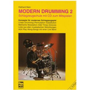 Diethard Stein - Modern Drumming. Schlagzeugschule mit CD zum Mitspielen: Modern Drumming, Bd.2, Lernprogramm mit 1000 Übungen, 8 Play Along-Songs, m. CD-Audio: ... 8 Play Along-Songs und einer Übungs-CD - Preis vom 15.06.2026 05:30:30 h Diethard Stein - Modern Drumming. Schlagzeugschule mit CD zum Mitspielen: Modern Drumming, Bd.2, Lernprogramm mit 1000 Übungen, 8 Play Along-Songs, m. CD-Audio: ... 8 Play Along-Songs und einer Übungs-CD - Preis vom 15.06.2026 05:30:30 h