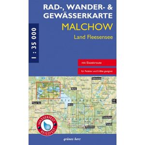 Rad-, Wander- und Gewässerkarte Malchow, Land Fleesensee: Mit Plau am See, Alt Schwerin, Zislow, Nossentiner Hütte, Jabel, Göhren-Lebbin. Maßstab ... Rad-, Wander- und Gewässerkarten, 1:35.000) - Preis vom 14.06.2026 05:24:48 h Rad-, Wander- und Gewässerkarte Malchow, Land Fleesensee: Mit Plau am See, Alt Schwerin, Zislow, Nossentiner Hütte, Jabel, Göhren-Lebbin. Maßstab ... Rad-, Wander- und Gewässerkarten, 1:35.000) - Preis vom 14.06.2026 05:24:48 h