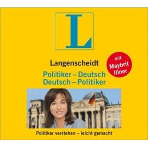 Maybrit Illner - Langenscheidt Politiker - Deutsch / Deutsch - Politiker . Politiker verstehen leicht gemacht - Preis vom 16.06.2026 05:30:18 h Maybrit Illner - Langenscheidt Politiker - Deutsch / Deutsch - Politiker . Politiker verstehen leicht gemacht - Preis vom 16.06.2026 05:30:18 h