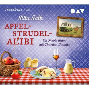 Rita Falk - Apfelstrudel-Alibi: Der 13. Fall für den Eberhofer. Ein Provinzkrimi. Ungekürzte Lesung mit Christian Tramitz (7 CDs) (Franz Eberhofer) - Preis vom 11.06.2026 05:43:19 h Rita Falk - Apfelstrudel-Alibi: Der 13. Fall für den Eberhofer. Ein Provinzkrimi. Ungekürzte Lesung mit Christian Tramitz (7 CDs) (Franz Eberhofer) - Preis vom 11.06.2026 05:43:19 h