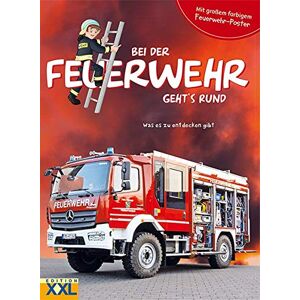 Bei der Feuerwehr geht's rund - mit großem farbigem Feuerwehr-Poster: Was es zu entdecken gibt - Preis vom 14.06.2026 05:24:48 h Bei der Feuerwehr geht's rund - mit großem farbigem Feuerwehr-Poster: Was es zu entdecken gibt - Preis vom 14.06.2026 05:24:48 h
