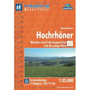 Konrad Lechner - Hikeline Fernwanderweg Hochrhöner (180 km), Wandern durch die Kuppenrhön und die Lange Rhön, 1 : 35 000, wasserfest und reißfest, GPS zum Download - Preis vom 16.06.2026 05:30:18 h Konrad Lechner - Hikeline Fernwanderweg Hochrhöner (180 km), Wandern durch die Kuppenrhön und die Lange Rhön, 1 : 35 000, wasserfest und reißfest, GPS zum Download - Preis vom 16.06.2026 05:30:18 h
