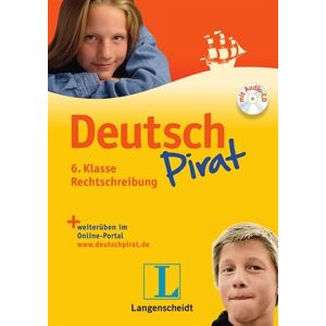 Alexander Geist - Deutschpirat 6. Klasse Rechtschreibung - Buch mit Lösungsheft und Audio-CD - Preis vom 14.06.2026 05:24:48 h Alexander Geist - Deutschpirat 6. Klasse Rechtschreibung - Buch mit Lösungsheft und Audio-CD - Preis vom 14.06.2026 05:24:48 h