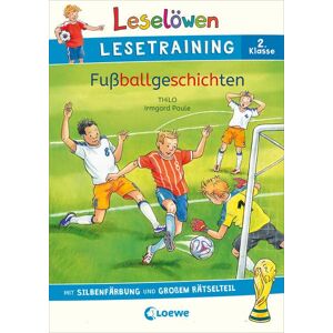 THiLO - Leselöwen Lesetraining 2. Klasse - Fußballgeschichten: mit Silbenfärbung und großem Rätselteil - Erstlesebuch zum Lesenüben mit Rätseln für Kinder ab 7 Jahren - Preis vom 12.06.2026 05:40:31 h THiLO - Leselöwen Lesetraining 2. Klasse - Fußballgeschichten: mit Silbenfärbung und großem Rätselteil - Erstlesebuch zum Lesenüben mit Rätseln für Kinder ab 7 Jahren - Preis vom 12.06.2026 05:40:31 h