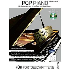 George Kuchar - Pop Piano - Liedbegleitung und freies Spiel nach Leadsheets - Lehrbuch mit CD+ (Audio/Video) - Akkordsymbole verstehen, Begleitmuster entwickeln - Preis vom 15.06.2026 05:30:30 h George Kuchar - Pop Piano - Liedbegleitung und freies Spiel nach Leadsheets - Lehrbuch mit CD+ (Audio/Video) - Akkordsymbole verstehen, Begleitmuster entwickeln - Preis vom 15.06.2026 05:30:30 h