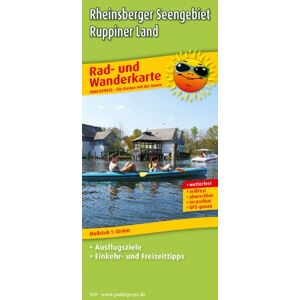 Publicpress - Rad- und Wanderkarte Rheinsberger Seengebiet - Ruppiner Land: Mit Ausflugszielen, Einkehr- und Freizeittipps, wetterfest, reissfest, abwischbar, GPS-genau. 1:50000 - Preis vom 16.06.2026 05:30:18 h Publicpress - Rad- und Wanderkarte Rheinsberger Seengebiet - Ruppiner Land: Mit Ausflugszielen, Einkehr- und Freizeittipps, wetterfest, reissfest, abwischbar, GPS-genau. 1:50000 - Preis vom 16.06.2026 05:30:18 h
