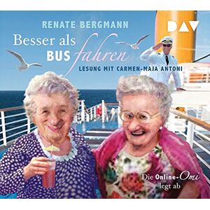 Bergmann Besser als Bus fahren. Die Online-Omi legt ab: Lesung mit Carmen-Maja Antoni (3 CDs) - Preis vom 14.06.2026 05:24:48 h Bergmann Besser als Bus fahren. Die Online-Omi legt ab: Lesung mit Carmen-Maja Antoni (3 CDs) - Preis vom 14.06.2026 05:24:48 h