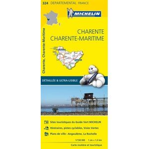 CHARENTE / CHARENTE - MARITIME 11324 CARTE ' LOCAL ' ( France ) MICHELIN KAART - Preis vom 15.06.2026 05:30:30 h CHARENTE / CHARENTE - MARITIME 11324 CARTE ' LOCAL ' ( France ) MICHELIN KAART - Preis vom 15.06.2026 05:30:30 h