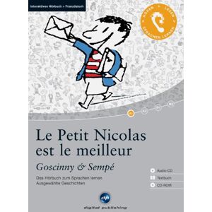 Jean-Jacques Sempé - Le Petit Nicolas est le meilleur: Das Hörbuch zum Sprachen lernen mit ausgewählten Geschichten. Niveau A1 - Preis vom 15.06.2026 05:30:30 h Jean-Jacques Sempé - Le Petit Nicolas est le meilleur: Das Hörbuch zum Sprachen lernen mit ausgewählten Geschichten. Niveau A1 - Preis vom 15.06.2026 05:30:30 h