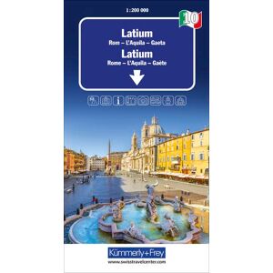 Hallwag Kümmerly+Frey AG - Latium-Rom Nr. 10 Regionalkarte Italien 1:200 000: Rom - L'Aquila - Gaeta (Kümmerly+Frey Regionalkarten) - Preis vom 15.06.2026 05:30:30 h Hallwag Kümmerly+Frey AG - Latium-Rom Nr. 10 Regionalkarte Italien 1:200 000: Rom - L'Aquila - Gaeta (Kümmerly+Frey Regionalkarten) - Preis vom 15.06.2026 05:30:30 h