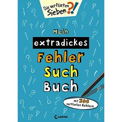 Loewe Lernen und Rätseln - Mein extradickes Fehler-Such-Buch (petrol): Mit 300 verflixten Fehlern - Rätsel- und Beschäftigungsbuch für Kinder ab 5 Jahre (Die verflixten Sieben) - Preis vom 22.09.2026 03:35:57 h Loewe Lernen und Rätseln - Mein extradickes Fehler-Such-Buch (petrol): Mit 300 verflixten Fehlern - Rätsel- und Beschäftigungsbuch für Kinder ab 5 Jahre (Die verflixten Sieben) - Preis vom 22.09.2026 03:35:57 h
