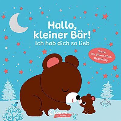Loewe Von Anfang An - Hallo, kleiner Bär! Ich hab dich so lieb: Pappbilderbuch für Kleinkinder ab 12 Monate - Stärkt die Eltern-Kind-Beziehung (Loewe von Anfang an) - Preis vom 22.09.2026 03:35:57 h Loewe Von Anfang An - Hallo, kleiner Bär! Ich hab dich so lieb: Pappbilderbuch für Kleinkinder ab 12 Monate - Stärkt die Eltern-Kind-Beziehung (Loewe von Anfang an) - Preis vom 22.09.2026 03:35:57 h