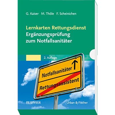 Kaiser Lernkarten Rettungsdienst - Ergänzungsprüfung zum Notfallsanitäter - Preis vom 24.06.2026 07:42:13 h Kaiser Lernkarten Rettungsdienst - Ergänzungsprüfung zum Notfallsanitäter - Preis vom 24.06.2026 07:42:13 h