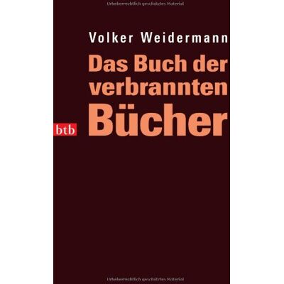 Volker Weidermann - Das Buch der verbrannten Bücher - Preis vom 20.06.2026 05:23:55 h Volker Weidermann - Das Buch der verbrannten Bücher - Preis vom 20.06.2026 05:23:55 h