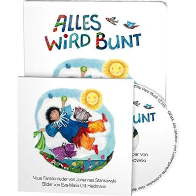 Johannes Stankowski - Alles wird bunt: Neue Kinderlieder von Johannes Stankowski (Buch mit Musik-CD) - Preis vom 23.06.2026 11:45:09 h Johannes Stankowski - Alles wird bunt: Neue Kinderlieder von Johannes Stankowski (Buch mit Musik-CD) - Preis vom 23.06.2026 11:45:09 h