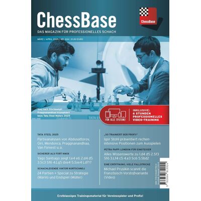 ChessBase Magazin #224: Das Magazin für professionelles Schach - Preis vom 25.06.2026 07:42:02 h ChessBase Magazin #224: Das Magazin für professionelles Schach - Preis vom 25.06.2026 07:42:02 h