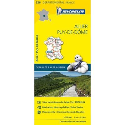 ALLIER / PUY - DE - DOME 11326 CARTE ' LOCAL ' ( France ) MICHELIN KAART - Preis vom 16.06.2026 05:30:18 h ALLIER / PUY - DE - DOME 11326 CARTE ' LOCAL ' ( France ) MICHELIN KAART - Preis vom 16.06.2026 05:30:18 h