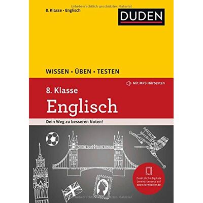 Birgit Hock - Wissen - Üben - Testen: Englisch 8. Klasse: Mit MP3-Download zum besseren Hörverständnis. Ideal zur Vorbereitung auf Klassenarbeiten. Für Gymnasium und Gesamtschule - Preis vom 17.06.2026 05:34:31 h Birgit Hock - Wissen - Üben - Testen: Englisch 8. Klasse: Mit MP3-Download zum besseren Hörverständnis. Ideal zur Vorbereitung auf Klassenarbeiten. Für Gymnasium und Gesamtschule - Preis vom 17.06.2026 05:34:31 h