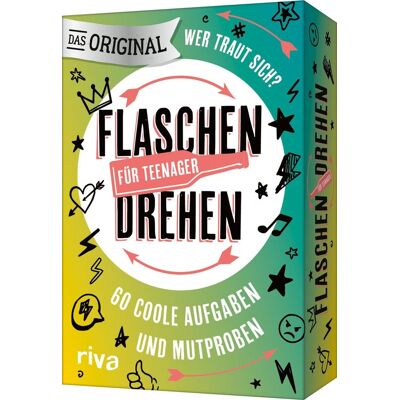 Sybille Beck - Flaschendrehen - Für Teenager: 60 coole Aufgaben und Mutproben: Das Original. Der Spieleklassiker in der Teenie-Edition. Das perfekte Geschenk für Klassenfahrt, Geburtstag, Weihnachten - Preis vom 24.06.2026 07:42:13 h Sybille Beck - Flaschendrehen - Für Teenager: 60 coole Aufgaben und Mutproben: Das Original. Der Spieleklassiker in der Teenie-Edition. Das perfekte Geschenk für Klassenfahrt, Geburtstag, Weihnachten - Preis vom 24.06.2026 07:42:13 h