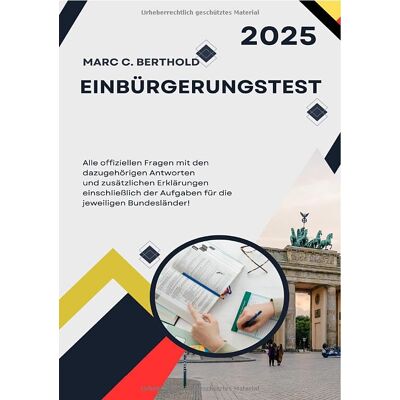 Marc Einbürgerungstest 2025 - Alle Fragen mit Antworten: DE - Preis vom 20.06.2026 05:23:55 h Marc Einbürgerungstest 2025 - Alle Fragen mit Antworten: DE - Preis vom 20.06.2026 05:23:55 h