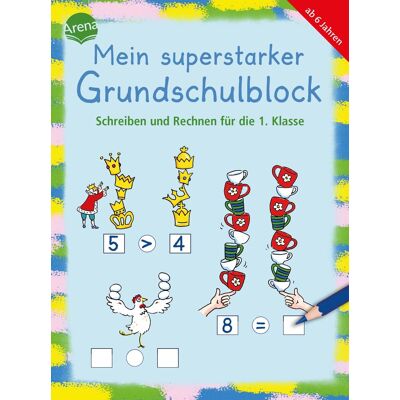 Birgit Gehring - Mein superstarker Grundschulblock. Schreiben und Rechnen für die 1. Klasse: Extradicker Lernspielspaß mit 80 Übungen zum Schreiben- und Rechnenlernen ... für Schulanfangs- und Grundschulkinder) - Preis vom 19.06.2026 05:29:47 h Birgit Gehring - Mein superstarker Grundschulblock. Schreiben und Rechnen für die 1. Klasse: Extradicker Lernspielspaß mit 80 Übungen zum Schreiben- und Rechnenlernen ... für Schulanfangs- und Grundschulkinder) - Preis vom 19.06.2026 05:29:47 h