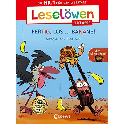 Suzanne Lang - Leselöwen 1. Klasse - Jim ist mies drauf - Fertig, los ... Banane! (Großbuchstaben): Die Nr. 1 für den Lesestart - Jetzt Lesenlernen mit Jim! Der ... als Erstlesebuch für Kinder ab 6 Jahren - Preis vom 19.06.2026 05:29:47 h Suzanne Lang - Leselöwen 1. Klasse - Jim ist mies drauf - Fertig, los ... Banane! (Großbuchstaben): Die Nr. 1 für den Lesestart - Jetzt Lesenlernen mit Jim! Der ... als Erstlesebuch für Kinder ab 6 Jahren - Preis vom 19.06.2026 05:29:47 h