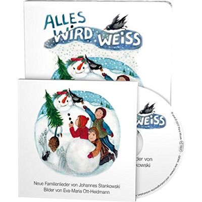 Eva-Maria Ott-Heidmann - Alles wird weiss: Neue Kinderlieder von Johannes Stankowski (Buch mit Musik-CD) - Preis vom 23.06.2026 11:45:09 h Eva-Maria Ott-Heidmann - Alles wird weiss: Neue Kinderlieder von Johannes Stankowski (Buch mit Musik-CD) - Preis vom 23.06.2026 11:45:09 h