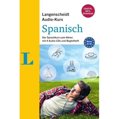 Langenscheidt Audio-Kurs Spanisch - Gratis-MP3-Download inklusive: Der Sprachkurs zum Hören mit 4 Audio-CDs und Begleitheft - Preis vom 17.06.2026 05:34:31 h Langenscheidt Audio-Kurs Spanisch - Gratis-MP3-Download inklusive: Der Sprachkurs zum Hören mit 4 Audio-CDs und Begleitheft - Preis vom 17.06.2026 05:34:31 h