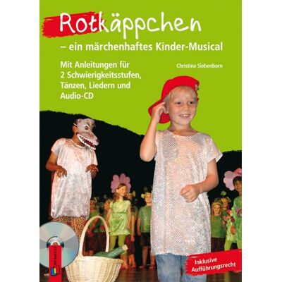 Christina Siebenborn - Rotkäppchen - ein märchenhaftes Kinder-Musical: Mit Anleitungen für 2 Schwierigkeitsstufen, Tänzen, Liedern und Audio-CD - Preis vom 20.06.2026 05:23:55 h Christina Siebenborn - Rotkäppchen - ein märchenhaftes Kinder-Musical: Mit Anleitungen für 2 Schwierigkeitsstufen, Tänzen, Liedern und Audio-CD - Preis vom 20.06.2026 05:23:55 h