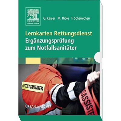 Kaiser Lernkarten Rettungsdienst - Ergänzungsprüfung zum Notfallsanitäter - Preis vom 25.06.2026 07:42:02 h Kaiser Lernkarten Rettungsdienst - Ergänzungsprüfung zum Notfallsanitäter - Preis vom 25.06.2026 07:42:02 h