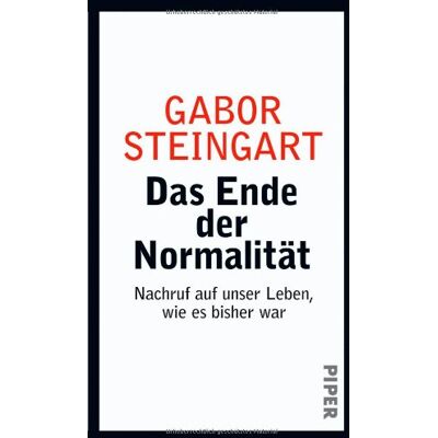 Gabor Steingart - Das Ende der Normalität: Nachruf auf unser Leben, wie es bisher war - Preis vom 22.09.2026 03:35:57 h Gabor Steingart - Das Ende der Normalität: Nachruf auf unser Leben, wie es bisher war - Preis vom 22.09.2026 03:35:57 h