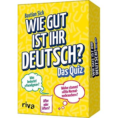 Bastian Sick - Wie gut ist Ihr Deutsch? – Das Quiz - Preis vom 24.06.2026 07:42:13 h Bastian Sick - Wie gut ist Ihr Deutsch? – Das Quiz - Preis vom 24.06.2026 07:42:13 h