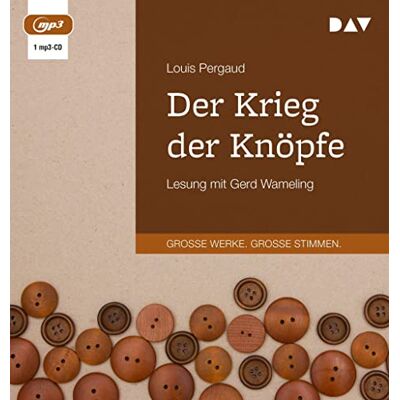 Louis Pergaud - Der Krieg der Knöpfe: Lesung mit Gerd Wameling (1 mp3-CD) - Preis vom 25.06.2026 23:23:36 h Louis Pergaud - Der Krieg der Knöpfe: Lesung mit Gerd Wameling (1 mp3-CD) - Preis vom 25.06.2026 23:23:36 h