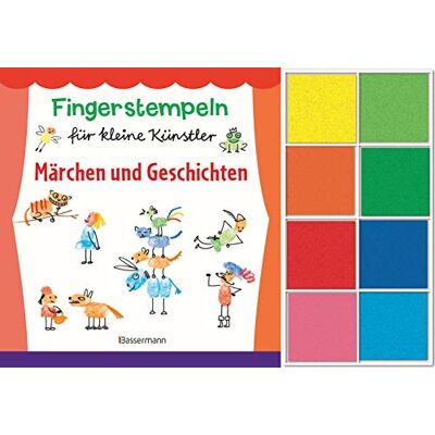 Norbert Pautner - Fingerstempeln für kleine Künstler-Set. Märchen und Geschichten selber stempeln und erzählen.: Buch und acht Stempelkissen - Preis vom 24.06.2026 19:44:00 h Norbert Pautner - Fingerstempeln für kleine Künstler-Set. Märchen und Geschichten selber stempeln und erzählen.: Buch und acht Stempelkissen - Preis vom 24.06.2026 19:44:00 h