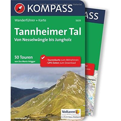 Volgger, Eva Maria - Tannheimer Tal von Nesselwängle bis Jungholz: Wanderführer mit Extra-Tourenkarte, 50 Touren, GPX-Daten zum Download (KOMPASS-Wanderführer, Band 5609) - Preis vom 17.06.2026 05:34:31 h Volgger, Eva Maria - Tannheimer Tal von Nesselwängle bis Jungholz: Wanderführer mit Extra-Tourenkarte, 50 Touren, GPX-Daten zum Download (KOMPASS-Wanderführer, Band 5609) - Preis vom 17.06.2026 05:34:31 h