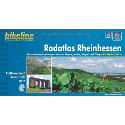 Esterbauer - bikeline Radtourenbuch, Radatlas Rheinhessen: Die schönsten Radtouren zwischen Worms, Mainz, Bingen und Alzey. Mit Hiwwel- Route, 1 : 75 000, wetterfest/reißfest, GPS-Tracks Download - Preis vom 16.06.2026 05:30:18 h Esterbauer - bikeline Radtourenbuch, Radatlas Rheinhessen: Die schönsten Radtouren zwischen Worms, Mainz, Bingen und Alzey. Mit Hiwwel- Route, 1 : 75 000, wetterfest/reißfest, GPS-Tracks Download - Preis vom 16.06.2026 05:30:18 h