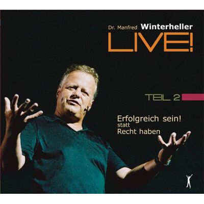 Manfred Winterheller - Erfolgreich sein! statt recht haben Teil 2. 4 CDs: Dr. Manfred Winterheller LIVE! - Teil 2 - Preis vom 21.06.2026 05:42:24 h Manfred Winterheller - Erfolgreich sein! statt recht haben Teil 2. 4 CDs: Dr. Manfred Winterheller LIVE! - Teil 2 - Preis vom 21.06.2026 05:42:24 h