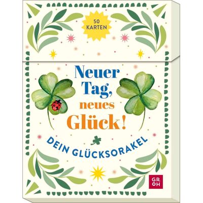 Funk Orakelkarten: Neuer Tag, neues Glück!: Dein Glücksorakel Kartenbox mit 50 Impulsen und Anregungen für mehr Glücksmomente und Lebensfreude im Alltag - Preis vom 07.08.2026 11:47:26 h Funk Orakelkarten: Neuer Tag, neues Glück!: Dein Glücksorakel Kartenbox mit 50 Impulsen und Anregungen für mehr Glücksmomente und Lebensfreude im Alltag - Preis vom 07.08.2026 11:47:26 h