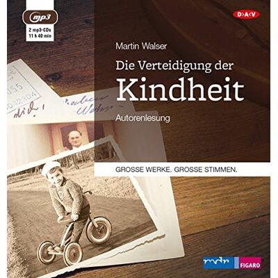 Martin Walser - Die Verteidigung der Kindheit: Autorenlesung (2 mp3-CDs) - Preis vom 17.06.2026 05:34:31 h Martin Walser - Die Verteidigung der Kindheit: Autorenlesung (2 mp3-CDs) - Preis vom 17.06.2026 05:34:31 h