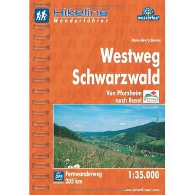 Hans-Georg Sievers - Hikeline Fernwanderweg Westweg Schwarzwald. Von Pforzheim nach Basel. Wanderführer und Karte 1:35.000, 285 km, wasserfest, GPS-Tracks zum Download - Preis vom 20.06.2026 05:23:55 h Hans-Georg Sievers - Hikeline Fernwanderweg Westweg Schwarzwald. Von Pforzheim nach Basel. Wanderführer und Karte 1:35.000, 285 km, wasserfest, GPS-Tracks zum Download - Preis vom 20.06.2026 05:23:55 h